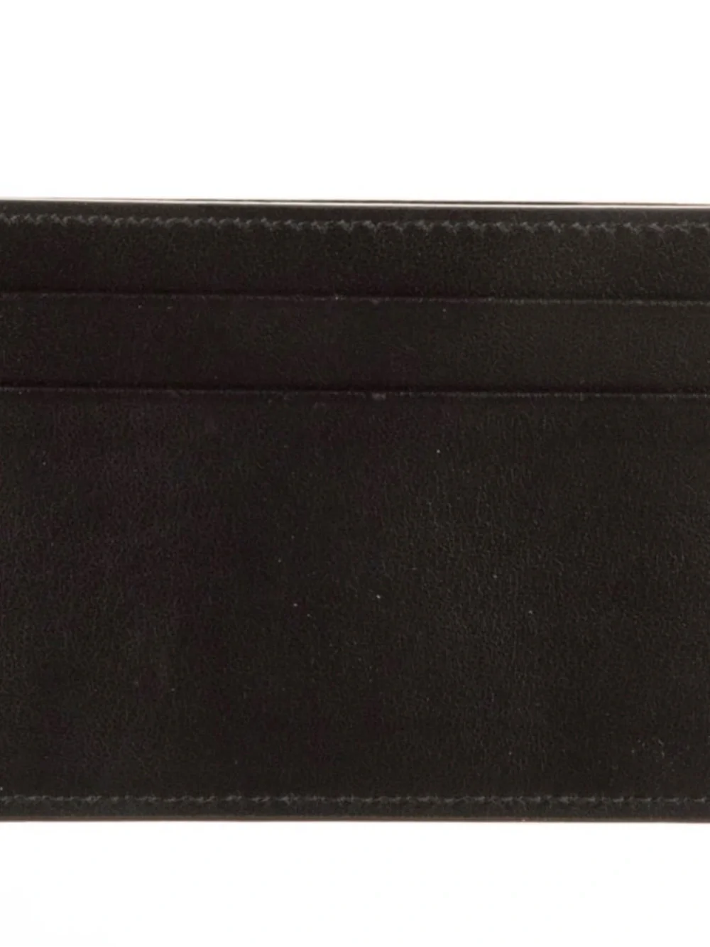 Gucci Black Leather Card Holder - Gold Logo NWOT UNISEX